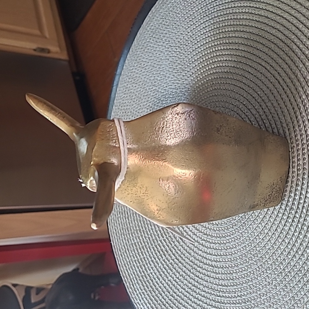 Metal Longhorn Bull Decor - Picture 2 of 10